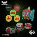 Planet Shark - Scrap Markers, Wound Counter & Tokens - Taiga Miniatures