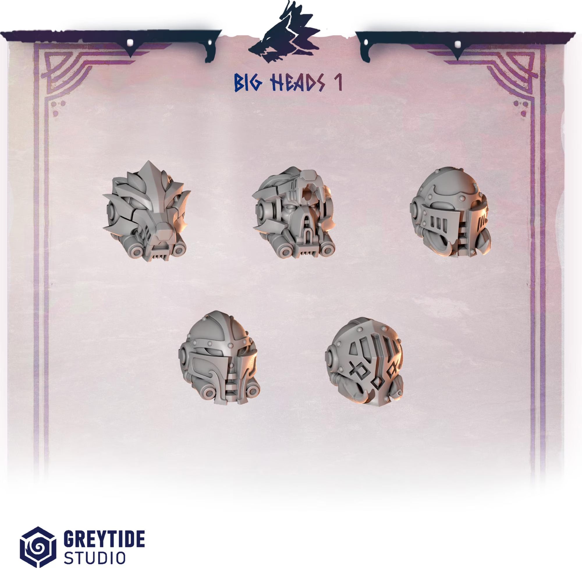 Primal Hounds - Termi Heads #1 - GreyTide Studio