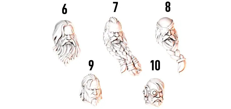 Primal Hounds - Termi Heads #2 - GreyTide Studio