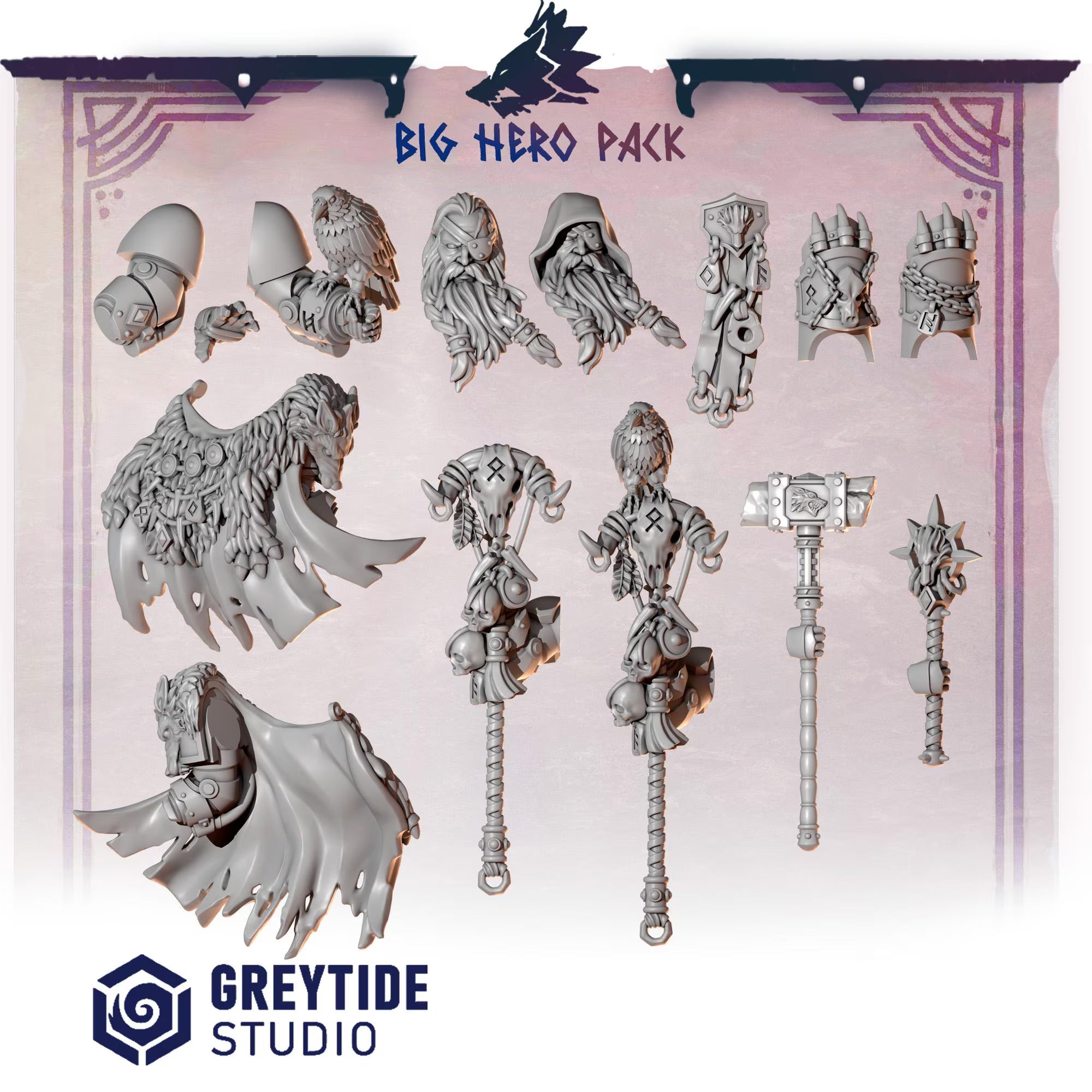 Primal Hounds - Termi Hero Pack - GreyTide Studio