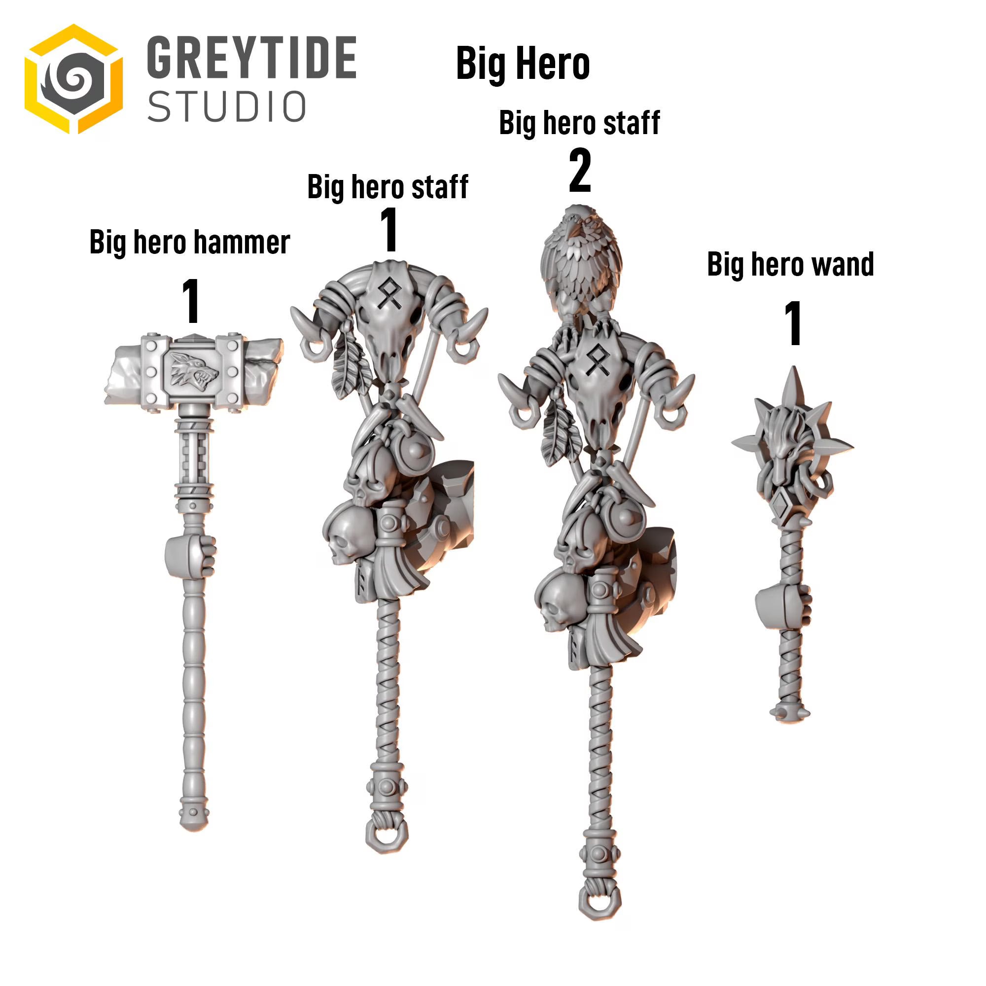Primal Hounds - Termi Hero Pack - GreyTide Studio