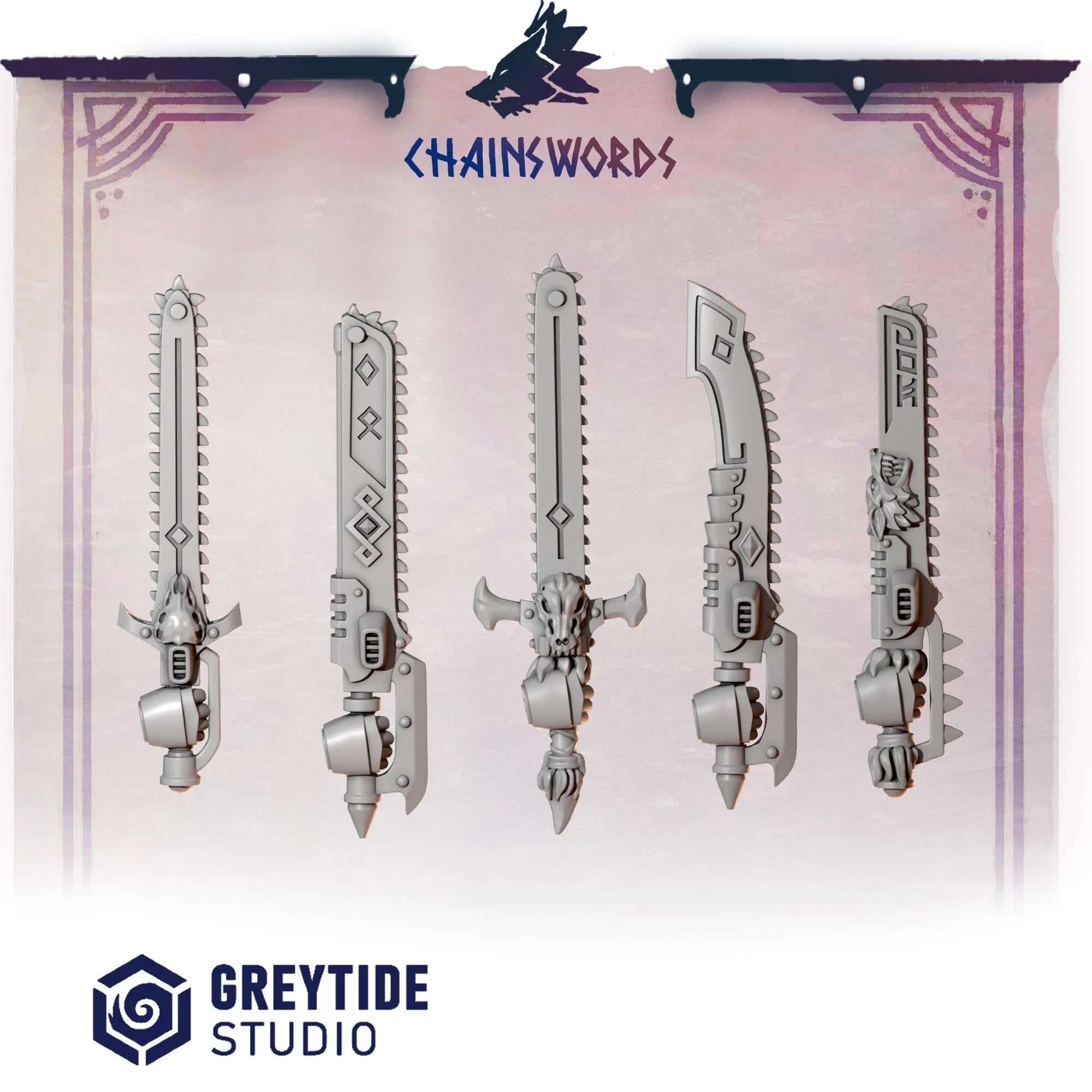 Primal Hounds - Chainswords - GreyTide Studio