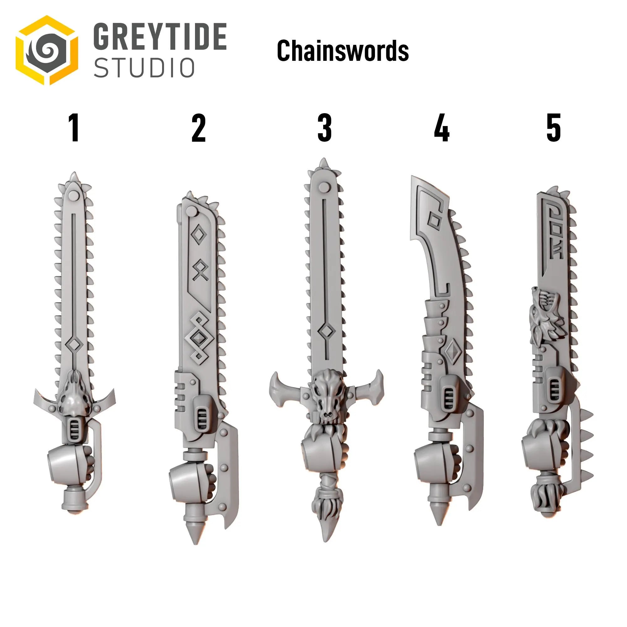 Primal Hounds - Chainswords - GreyTide Studio