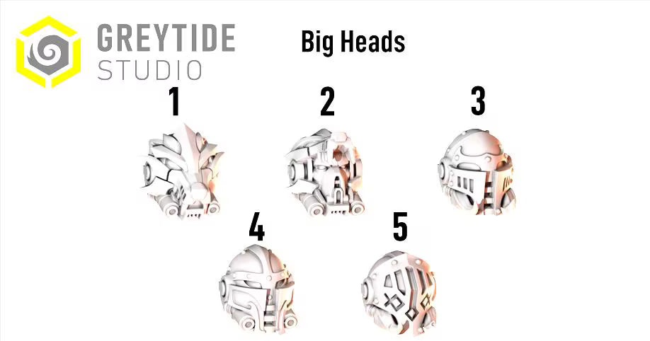 Primal Hounds - Termi Heads #1 - GreyTide Studio