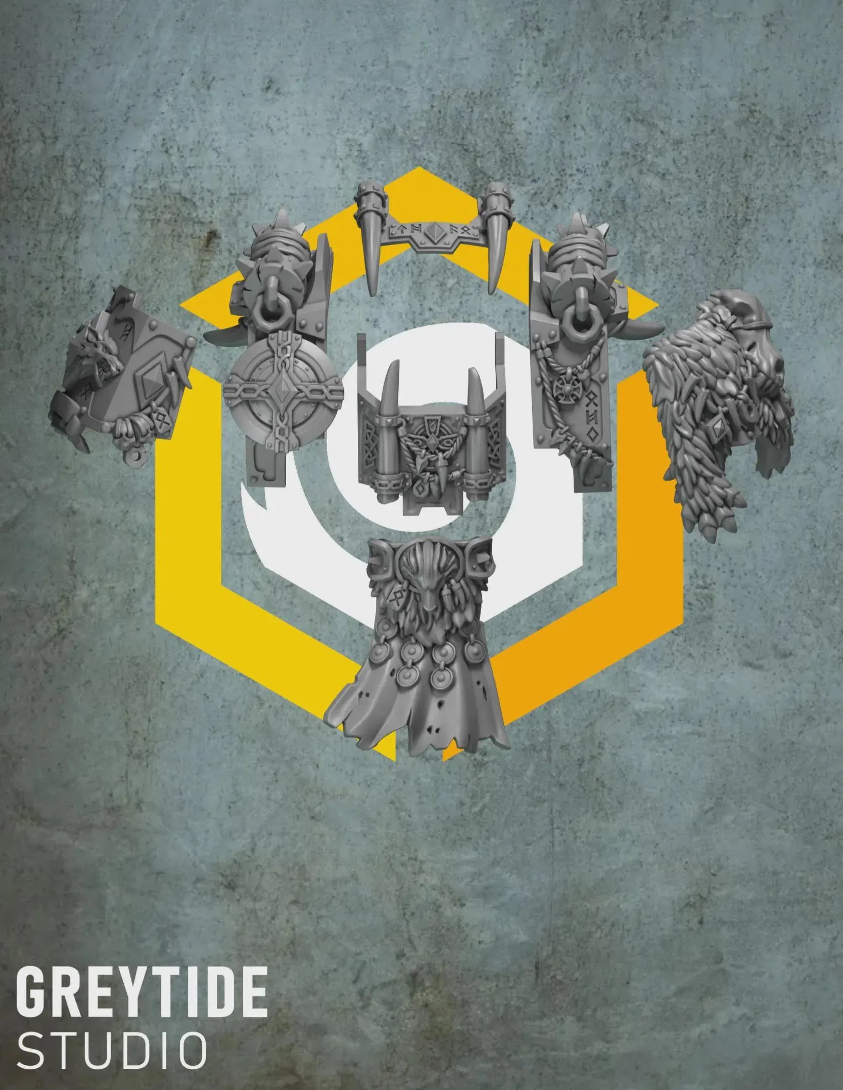 Primal Hounds - Upgrade for Ancient Armor Big War Robot - GreyTide Studio