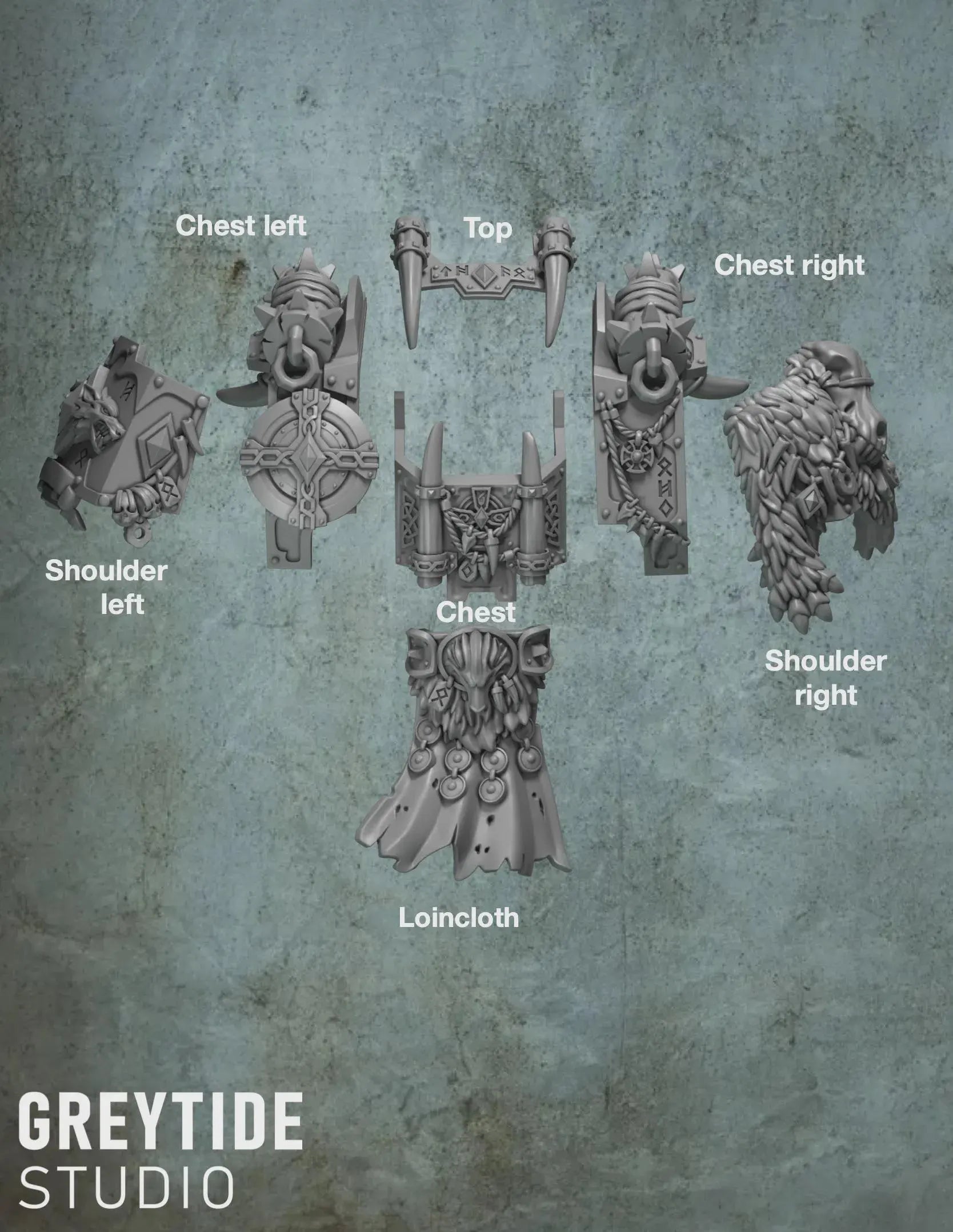 Primal Hounds - Upgrade for Ancient Armor Big War Robot - GreyTide Studio