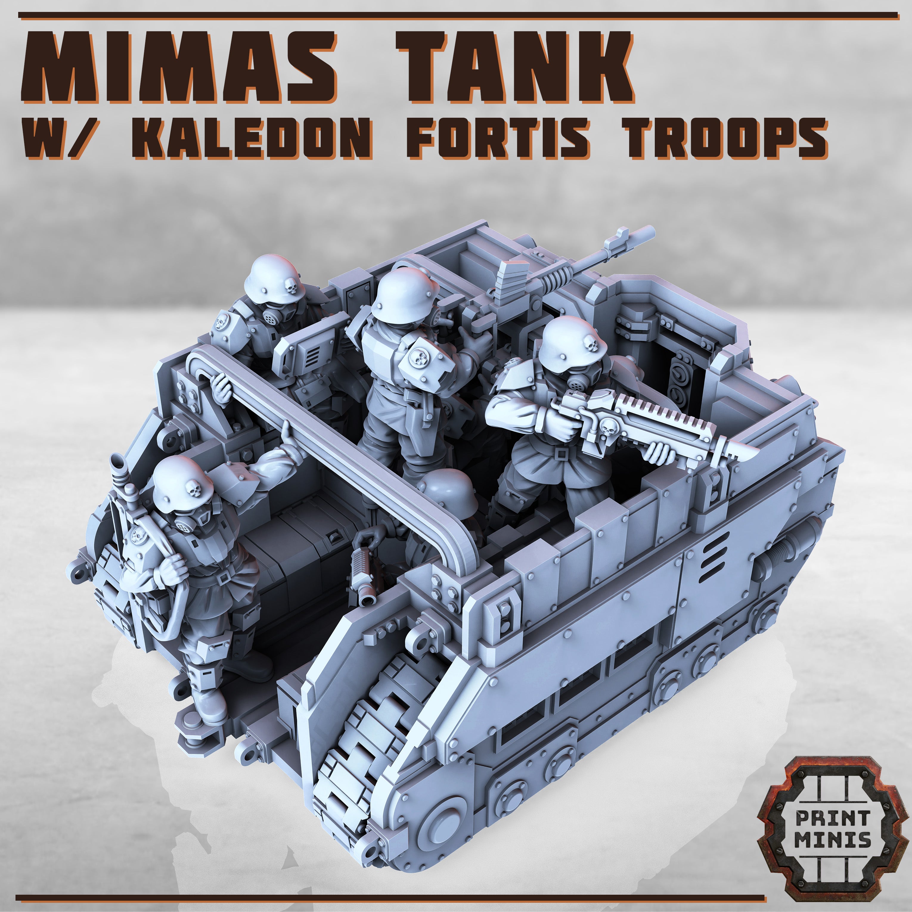 Print Minis - Mimas Tank